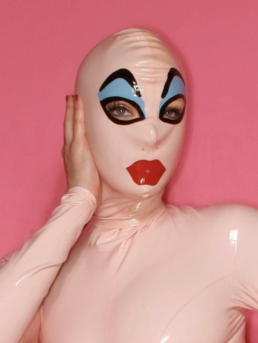 Latex hood size medium - latex,