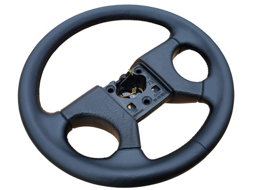 New leather steering wheel - leather,
