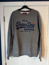 Mens Superdry grey sweatshirt
