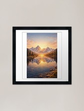 Alpine lake sunrise erene - alpine,