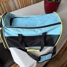Puppy Carrier Bag Blue excellent condition 