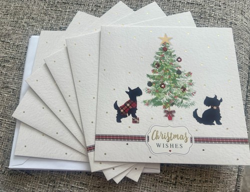 Scottie dog christmas cards - scottie,