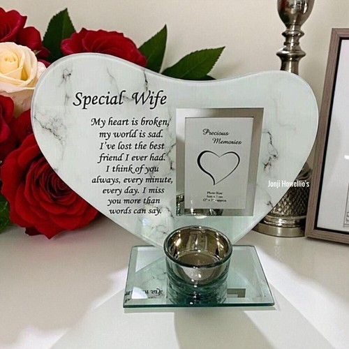 Special wife candle - special, holder