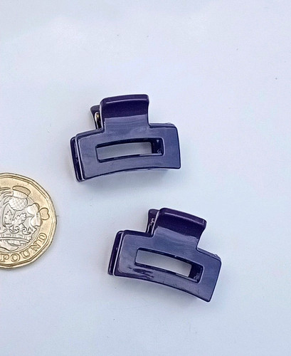 Purple rectangle plastic - purple,