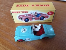 DeAgostini  2017 Reissue Dinky Toys III Triumph TR2 Sports Car  Boxed -Damaged- 