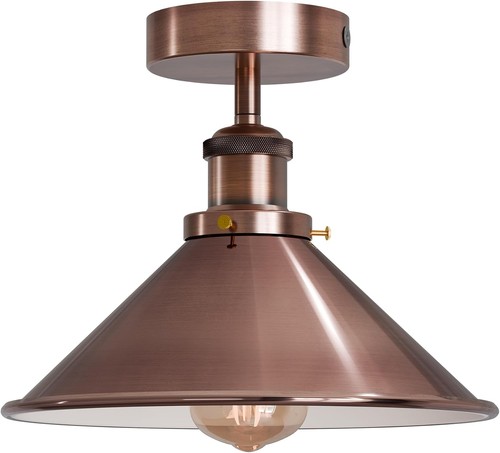 Black cone e27 - black, ceiling