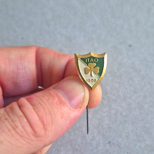 Panathinaikos stick pin badge - stick,