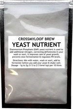 Yeast Nutrient - for home brew beer and wine. Various Sizes