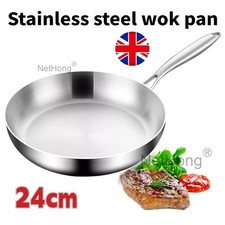 304 Stainless Steel Frying Pan