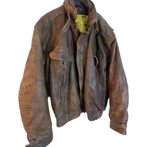 Motorcycle leather jacket - leather,