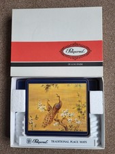 8x Pimpernel Vintage Peacocks