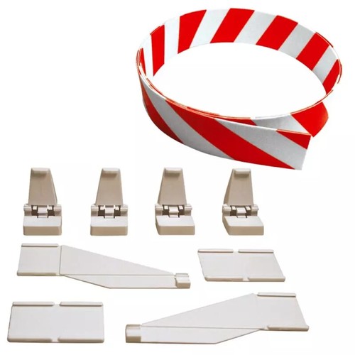 Carrera track barrier clips - track,