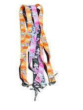 3x Novelty Animated Cartoon Thick Lanyards For ID Cards Keys Students Children