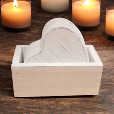 Heart Shaped Coaster Set x 4