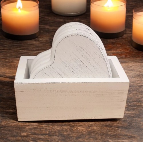 Heart shaped coaster set - heart,