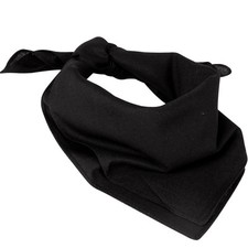 100% Cotton Black Bandana -