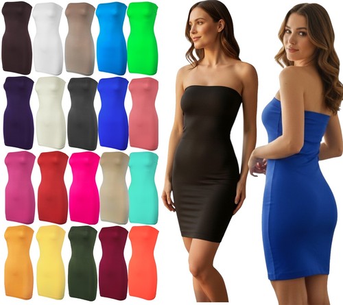Womens seamless strapless tube - seamless,
