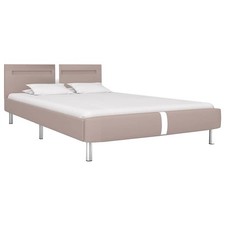 Bed Frame with LED Faux