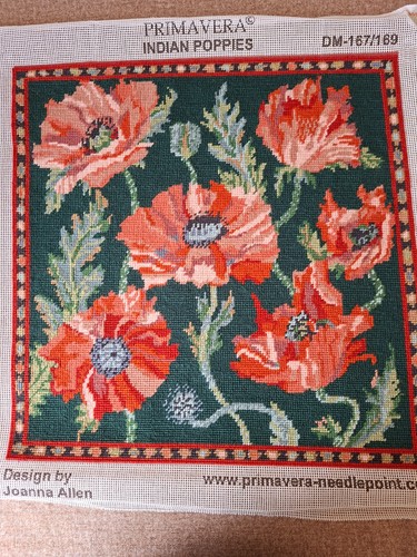 Primavera completed tapestry