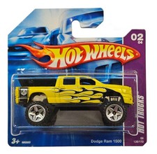 HOT WHEELS 2008 HOT TRUCKS 02/04 DODGE RAM 1500 138/172 YELLOW M6880