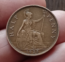 1929 King George V Half-Penny