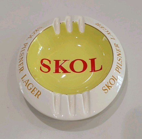 Skol ashtray pilsner - skol, 8.5"