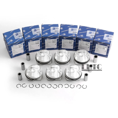 Engine pistons rings - 6x,