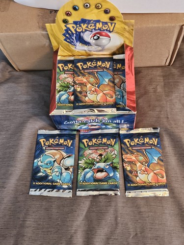 Box fresh 1999 pokemon base - box,