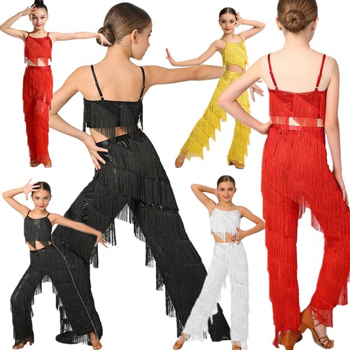 Girls latin dance outfits - girls,