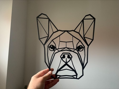 Geometric frenchie french - geometric,