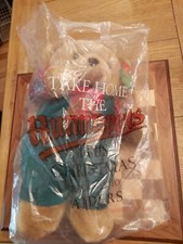 Vintage 1980s Exclusive Christmas Soft Plush Toy Hunnypots Papa Bear + Tag +Bag 