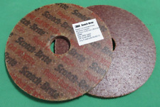 3m Scotch Brite Rapid Cut Unitized Wheel  125mm x 6.35mm x 25.4mm x2 Discs