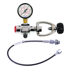 Best Fittings A Clamp PCP Air Gun Rifle CHARGER Filling Charging Adaptor Gauge