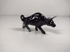 Bone China Mini Bull 6.5cm black
