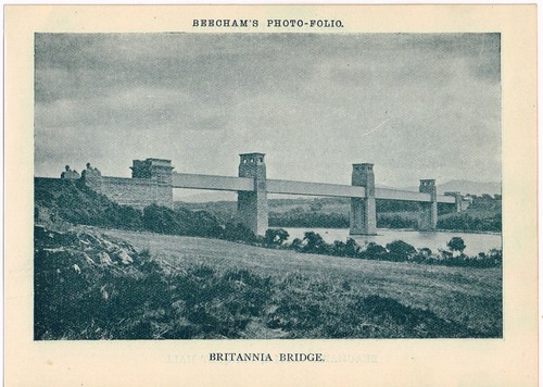 Britannia bridge menai strait - britannia,
