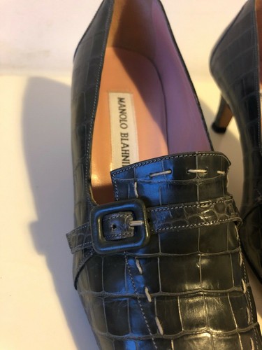 Manolo blahnik crocodile - blahnik,