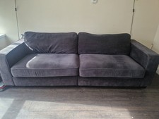Sofa And Ottoman,charcoal Grey
