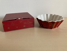 Villeroy & Boch Toy's Fantasy small fluted Christmas snowflake snack bowl