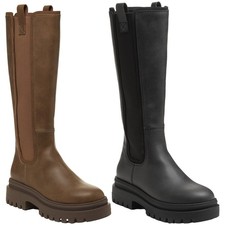 Womens Rocket Dog Drea Tall Knee High Full Zip Up Wedge Boots Sizes 4 to 8