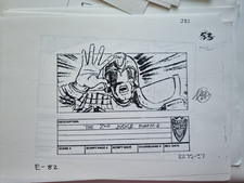 Judge Dredd (1994) Original Storyboard Shots 1–79A – Art Dept Copy – Stallone