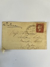 1855 penny red - 1d,