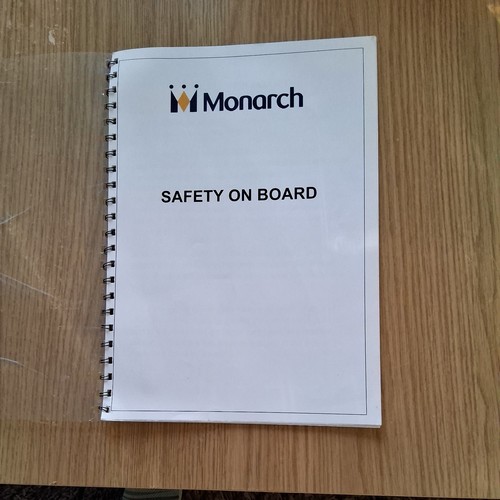 Monarch airlines safety - safety, on