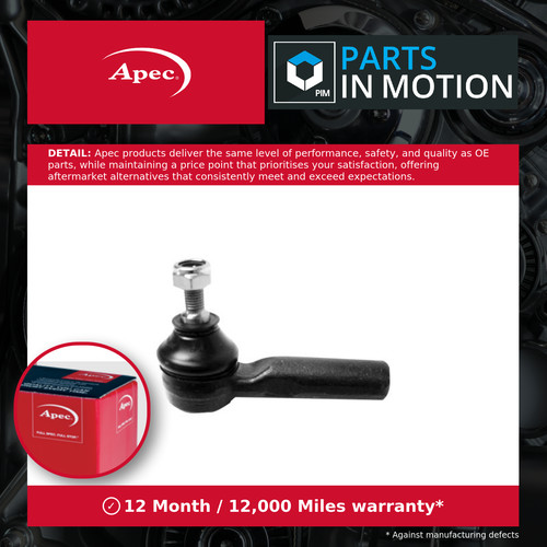 Tie track rod end - fits, mg