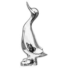 Chrome Ceramic Duck in Boots
