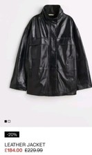 H&M BNWT Leather Two Tone