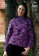 King Cole Knitting Patterns Aero 2956