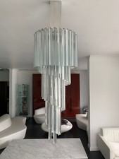 Venini Murano Glass Crystal Italian MCM Chandelier Also Sell B&B Italia Poliform