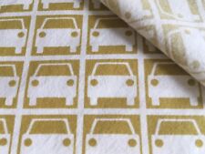 Used 51cm x 134cm W Orla Kiely Small Car Park in Moss Green Cotton Lightweight