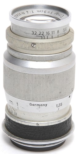 Leica leitz elmar 9cm lens - leitz,
