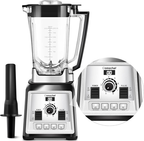 Amzchef blender smoothie maker - blender,